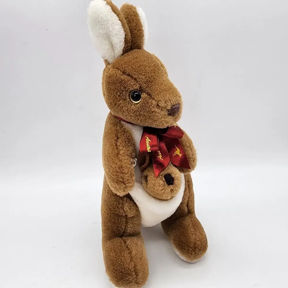 Toyhut Kangaroo Mother Joey Pouch Plush 10